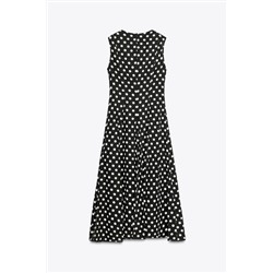 ZW COLLECTION POLKA DOT MIDI DRESS