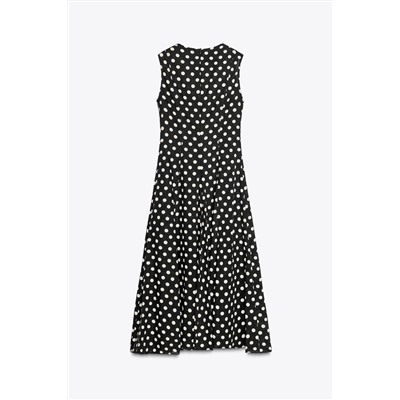 ZW COLLECTION POLKA DOT MIDI DRESS