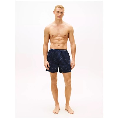 Tommy Logo Woven Boxer 3-Pack