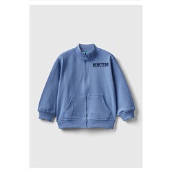 United Colors of BenettonErkek Çocuk 05N Benetton Logolu Dik Yaka Sweatshirt
