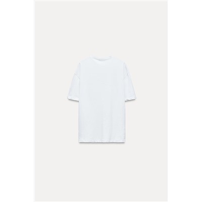 T-SHIRT WITH METALLIC PRINT