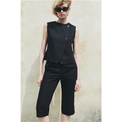 ZW COLLECTION LONG STRAIGHT BERMUDA SHORTS