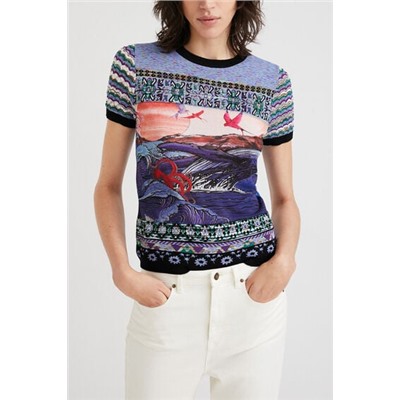 Camiseta tricot japonesa