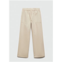 Pantalón algodón cintura elástica