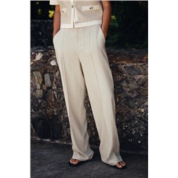 PANTALÓN RECTO CON LINO