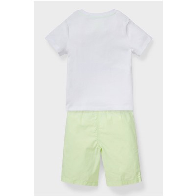 Set - Kurzarmshirt und Shorts - Bio-Baumwolle