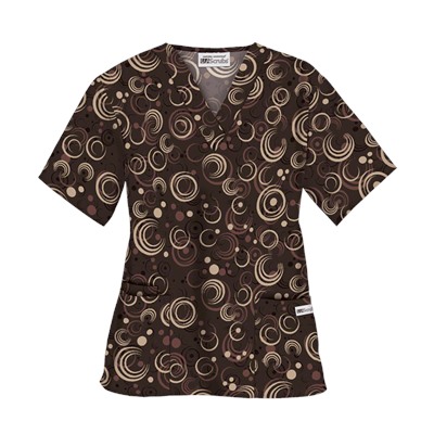 UA Total Eclipse Espresso Scrub Top