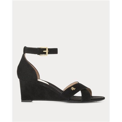 LAUREN Erinn Suede Sandal
