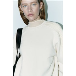SUDADERA COMBINADA TRICOT