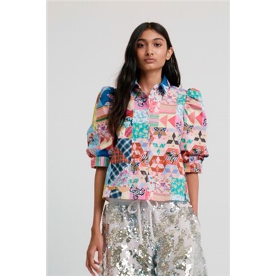 Camisa patchwork Johnson Hartig