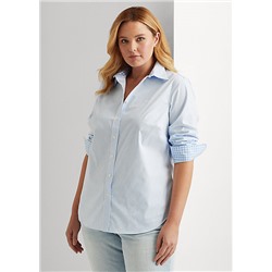 Lauren Woman Easy Care Striped Cotton Shirt