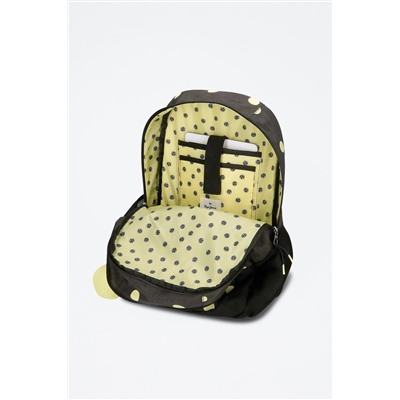 Mochila Leire Gris y amarillo