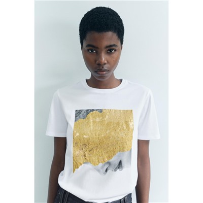 METALLIC T-SHIRT