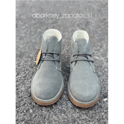 AB.Z. 3612/2 Gris-С ДВОЙНЫМИ ШНУРКАМИ
