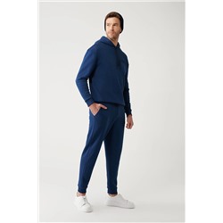 Avva Erkek İndigo Gofre Baskılı Jogger A32Y3464