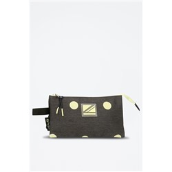 Neceser Leire Gris y amarillo