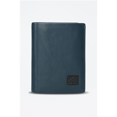 Cartera de piel Chief Índigo