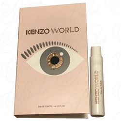 KENZO WORLD EAU DE TOILETTE edt (w) 1ml пробник