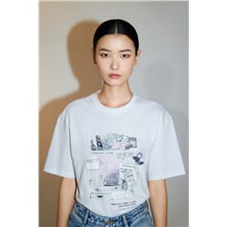 Camiseta Celeste