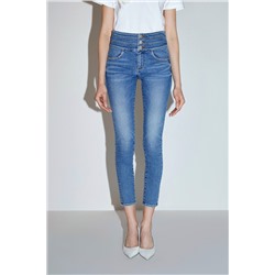 Vaquero skinny fit 7/8 Azul marino