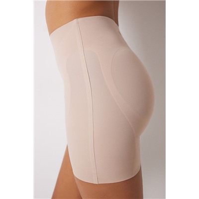 Pantalón corto reductor y push up nude