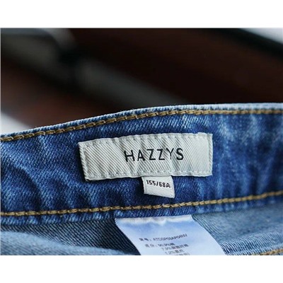 Hazzy*s женские прямые джинсы с высокой талией, экспорт  цена на бирке 49💰