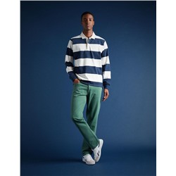 Denim Trousers, Men, Green