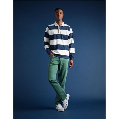 Denim Trousers, Men, Green