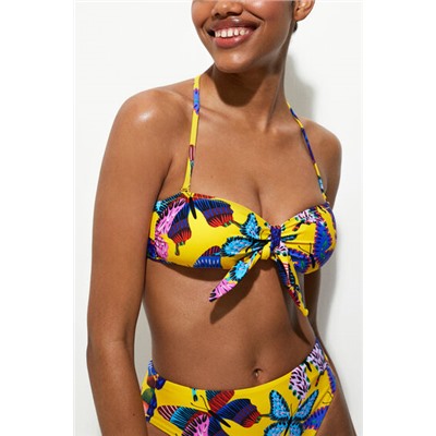 Top bikini nudo mariposas
