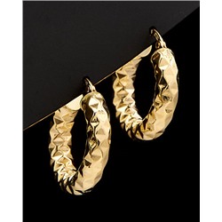 Italian Gold Fremada 14K Italian Gold Hoops