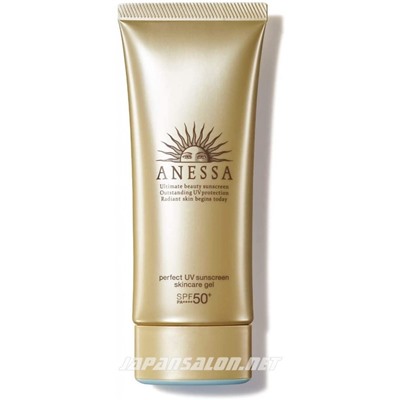 SHISEIDO Anessa Perfect UV Skincare Gel SPF 50+/PA++++ Шисейдо солнцезащитный гель для лица и тела