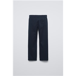 BASIC SLIM FIT CHINO TROUSERS