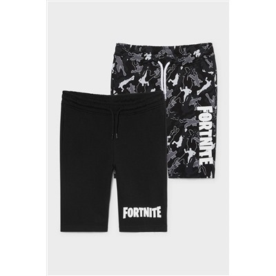 Multipack 2er - Fortnite - Sweatshorts - Bio-Baumwolle