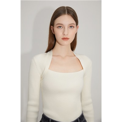 Jersey de lana Crudo