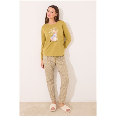Pijama largo 100% algodón print "Peter Rabbit"