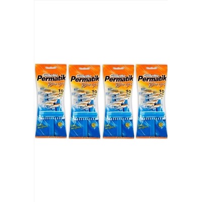 Gillette, Permatik Banyo 10 Lu X 4 Paket
