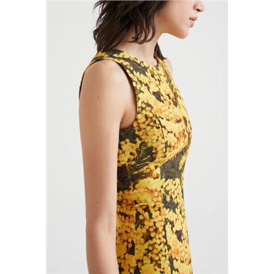 Vestido estampado mimosas