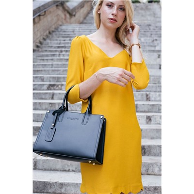 Bolso de piel Pure Negro