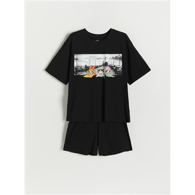 Pyjama-Set mit Shorts The Powerpuff Girls