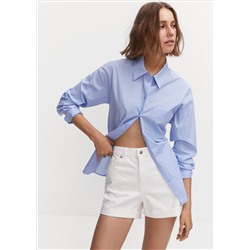 Shorts vaqueros mom-fit