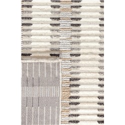 Melisse Halı - Bej/Koyu Gri - 80x300 cm