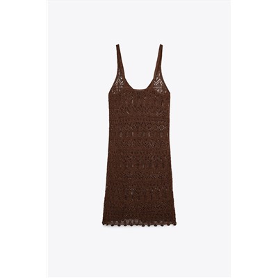 STRUCTURED KNIT MINI DRESS