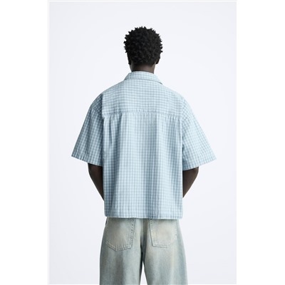 CAMISA DENIM CUADROS