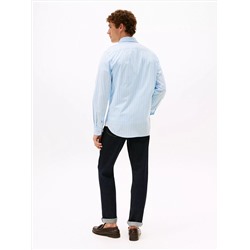 Regular Fit Stripe Print All-Day Shirt