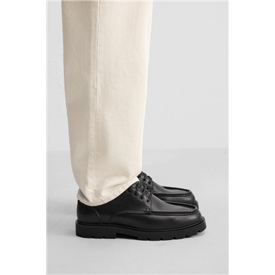 ZAPATO PIEL BORDÓN