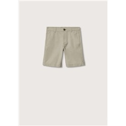 Bermudas slim fit chino algodón -  Niño | MANGO OUTLET España