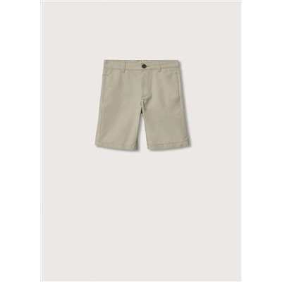 Bermudas slim fit chino algodón -  Niño | MANGO OUTLET España