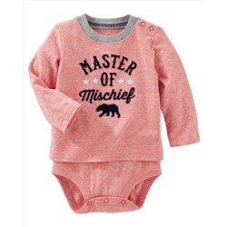 Flocked Double-Decker Snow Yarn Bodysuit