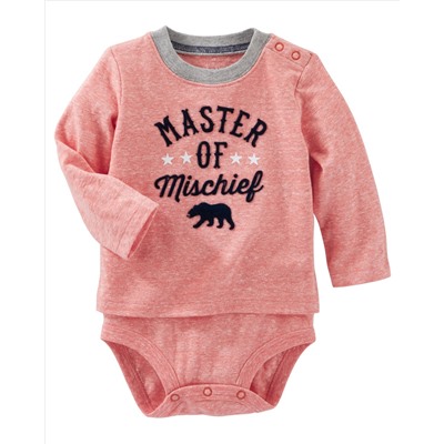 Flocked Double-Decker Snow Yarn Bodysuit