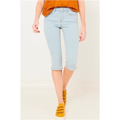 Pantalón pirata vaquero Azul